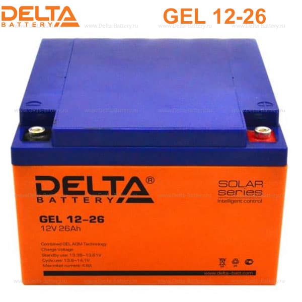 Аккумуляторная батарея Delta GEL 12-26 в Новосибирске