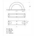 Причальная скоба 0002 в Новосибирске Причальная скоба 0002 в Новосибирске
