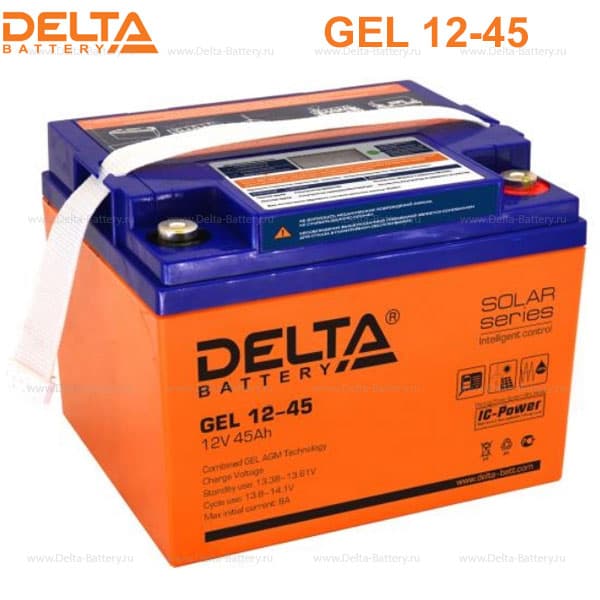 Аккумуляторная батарея Delta GEL 12-45 в Новосибирске